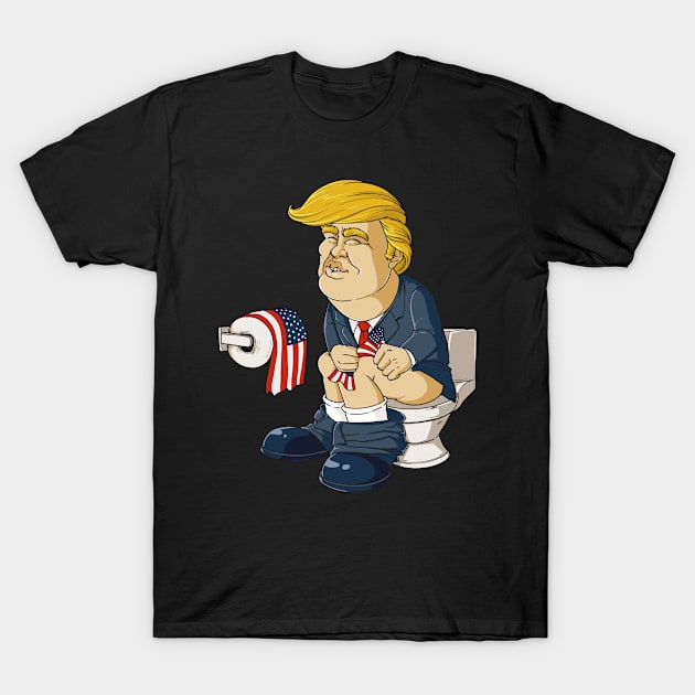 Trump-Having-A-Hard-Time T-Shirt by gdimido